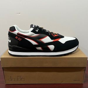 Diadora N.92, 101.178042/C9879, Black, White & Orange